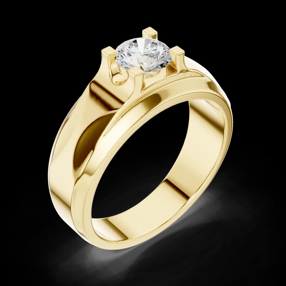 0.8 ct Round Brilliant Solitaire Lab Grown Diamond - Image 5 0.8 ct Round Brilliant Solitaire Lab Grown Diamond, view 5 of 6
