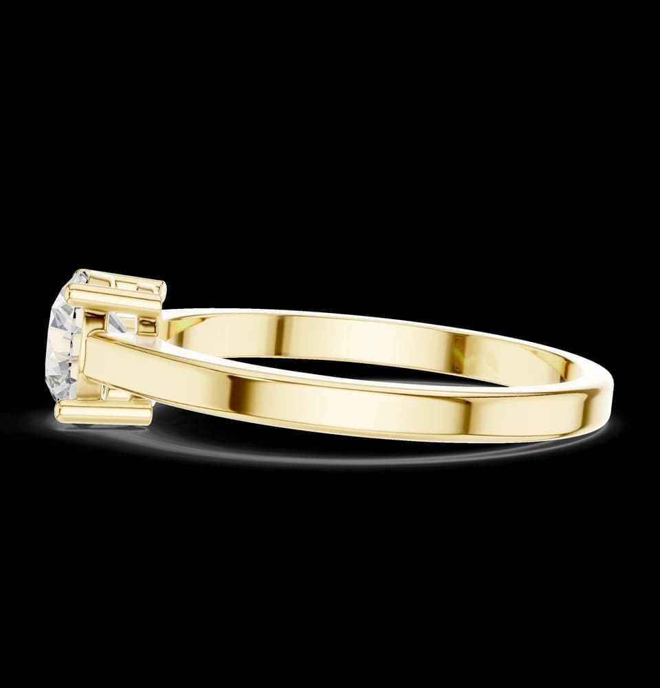 Classic Round Solitaire Engagement Ring - Image 6 Classic Round Solitaire Engagement Ring, view 6 of 6