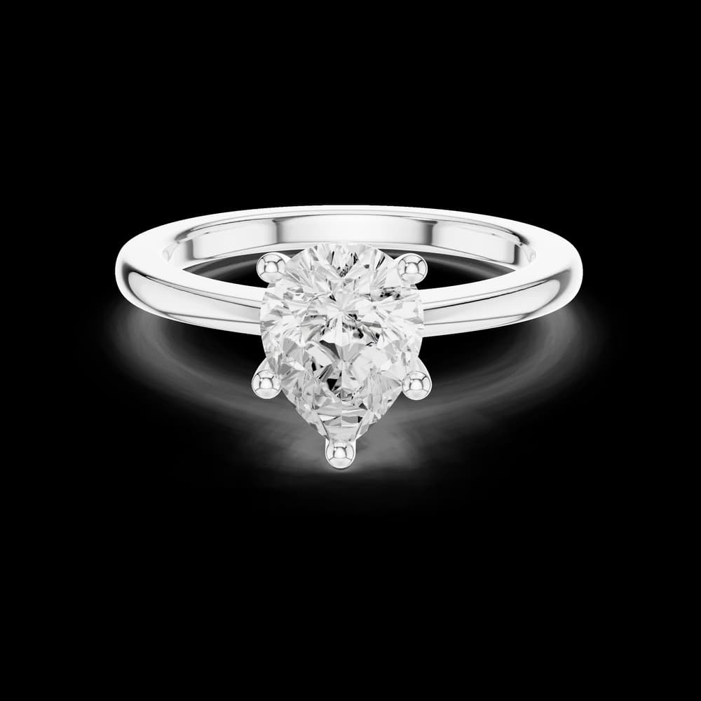 1.5 ct Pear Diamond Harmony Lab Grown Diamond Ring - Image 2 1.5 ct Pear Diamond Harmony Lab Grown Diamond Ring, view 2 of 3