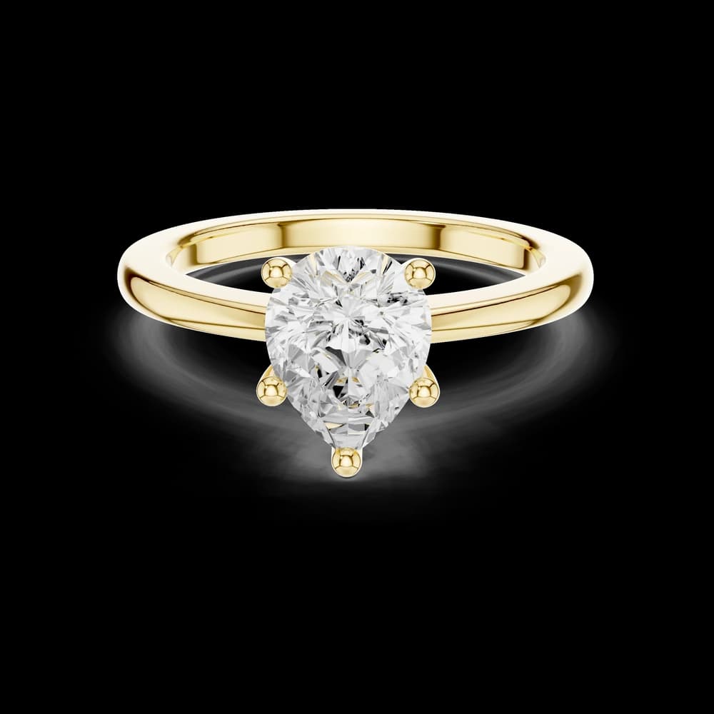 1.5 ct Pear Diamond Harmony Lab Grown Diamond Ring - Image 3 1.5 ct Pear Diamond Harmony Lab Grown Diamond Ring, view 3 of 3