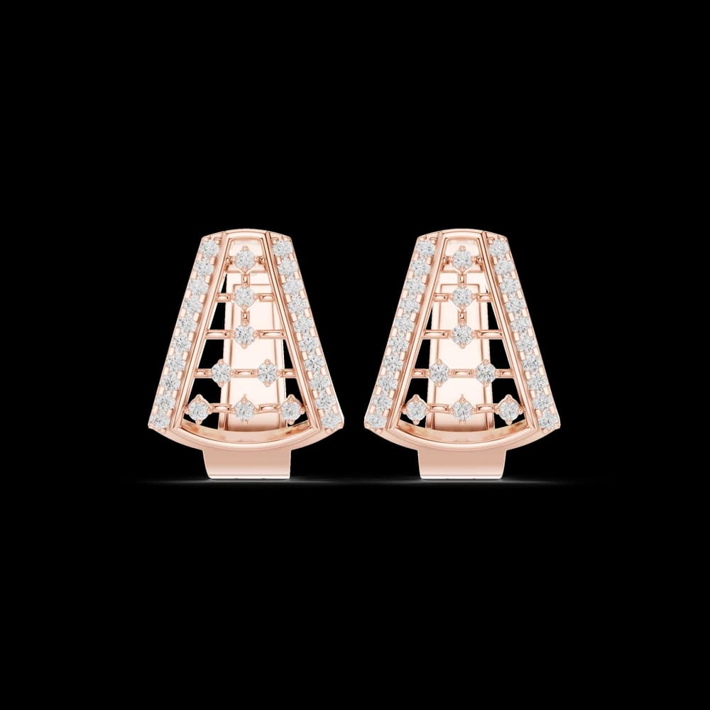 Aero Wing Lab Grown Diamond Earrings Studs - Image 1 Aero Wing Lab Grown Diamond Earrings Studs, view 1 of 6