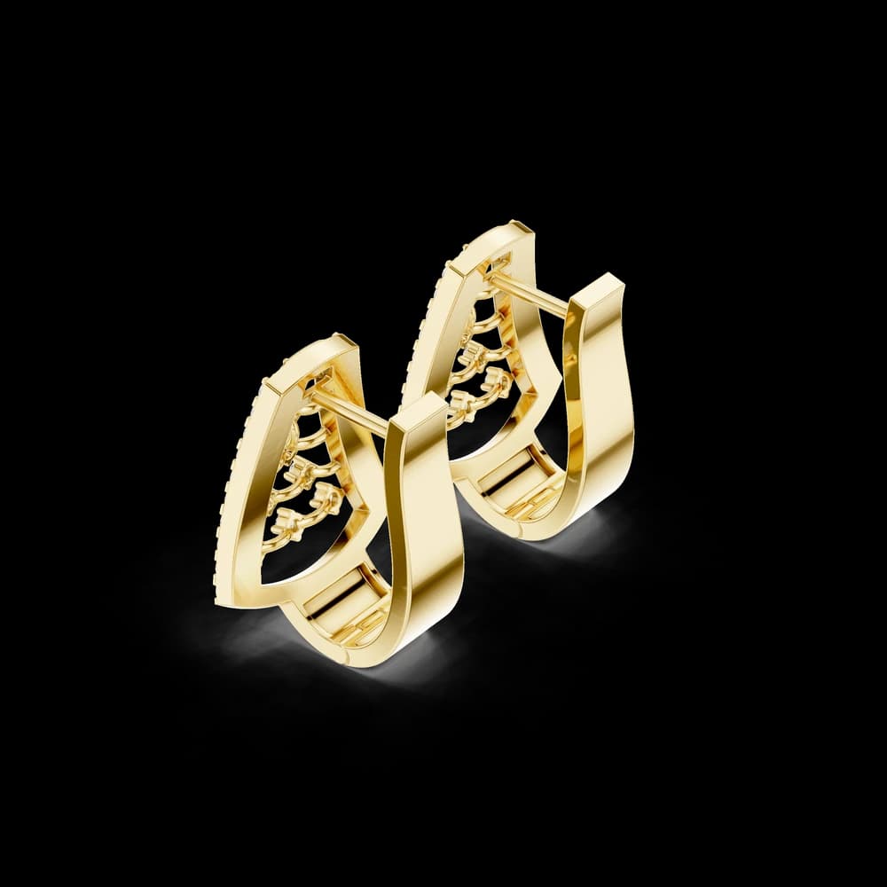Aero Wing Lab Grown Diamond Earrings Studs - Image 5 Aero Wing Lab Grown Diamond Earrings Studs, view 5 of 6