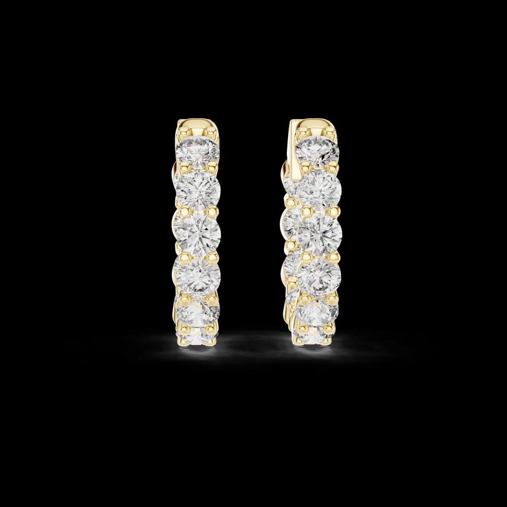 Aglow Lab grown diamond Earrings style - Image 3 Aglow Lab grown diamond Earrings style, view 3 of 6