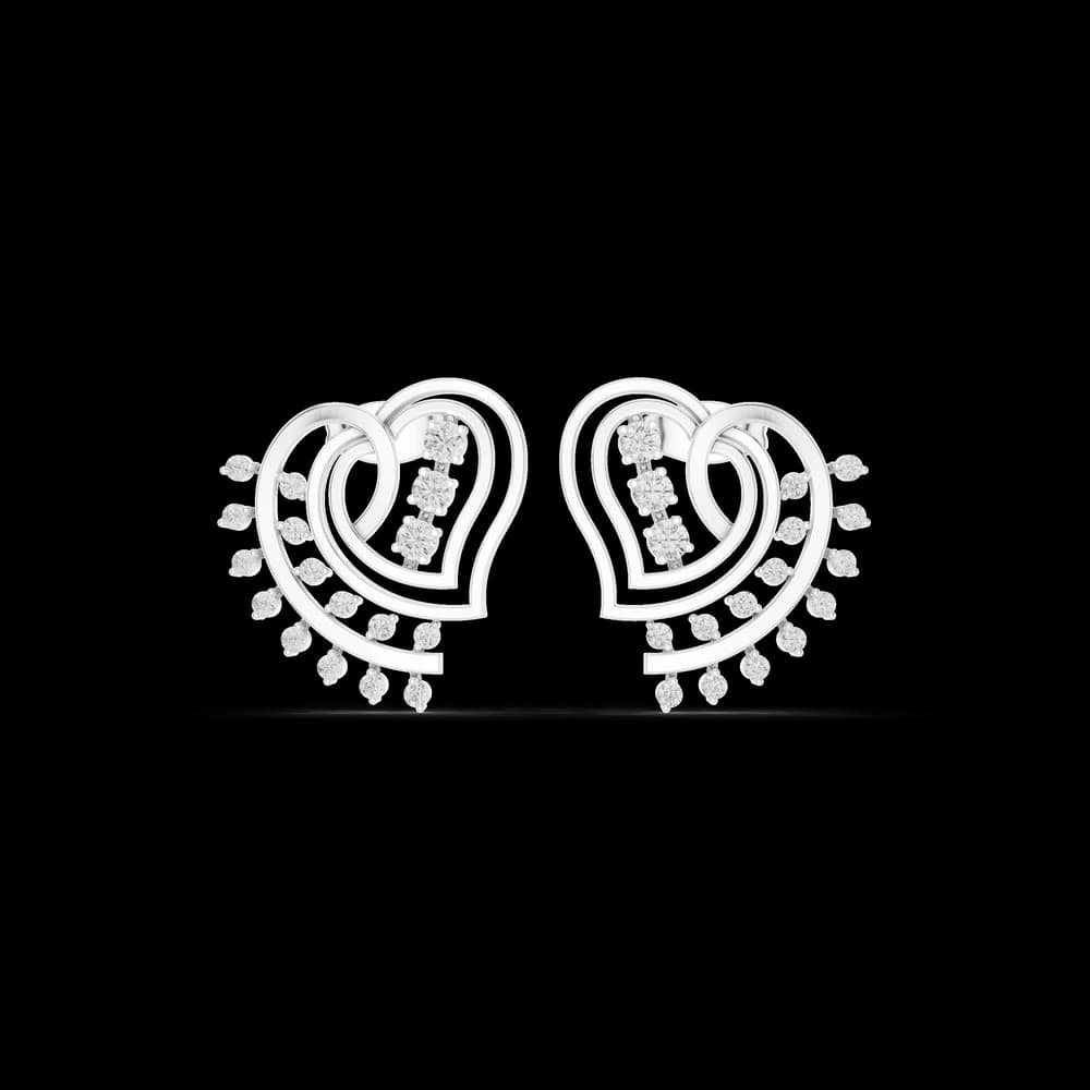 Alpine Mist Lab Grown Diamond Earrings Drops - Image 2 Alpine Mist Lab Grown Diamond Earrings Drops, view 2 of 6