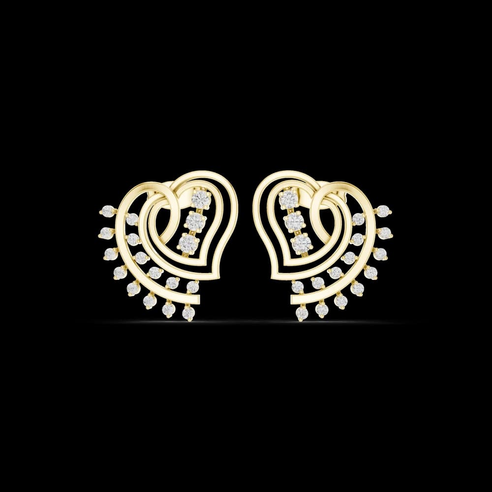 Alpine Mist Lab Grown Diamond Earrings Drops - Image 3 Alpine Mist Lab Grown Diamond Earrings Drops, view 3 of 6