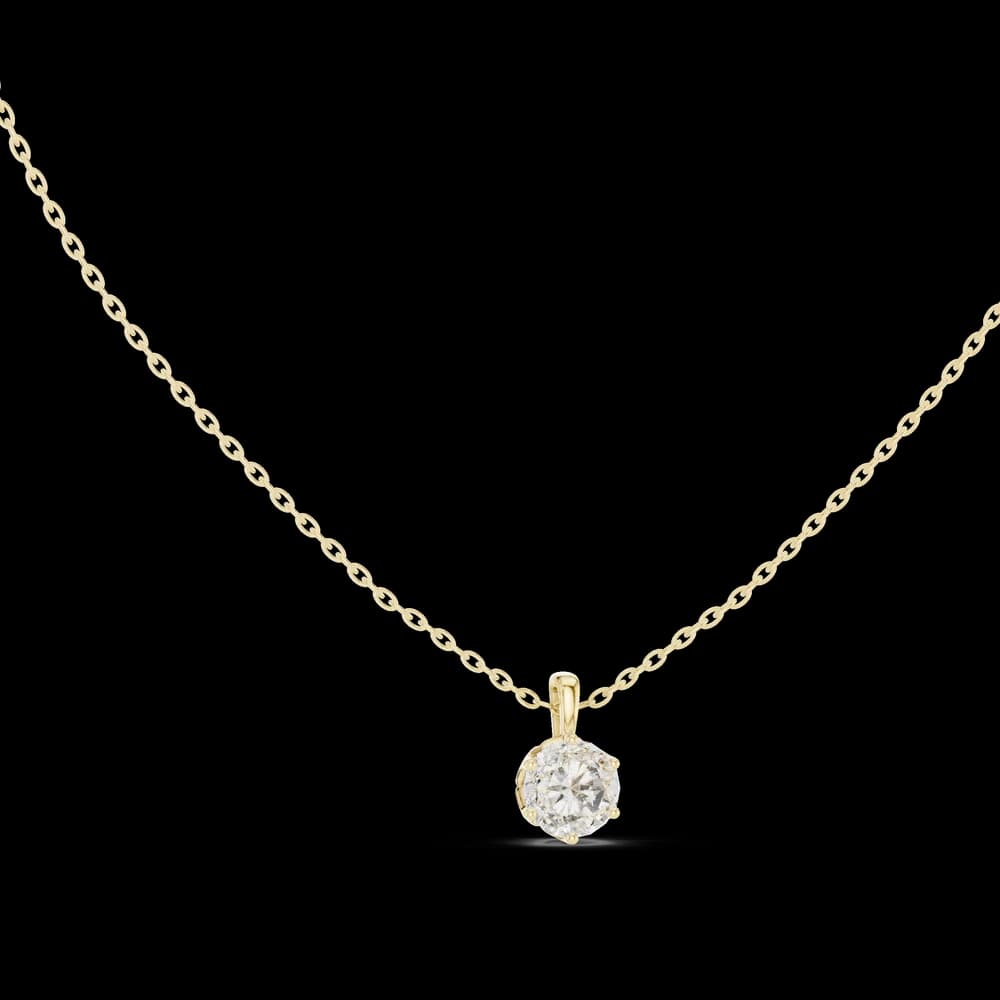 Angel Wing lab grown diamond pendant - Image 3 Angel Wing lab grown diamond pendant, view 3 of 8