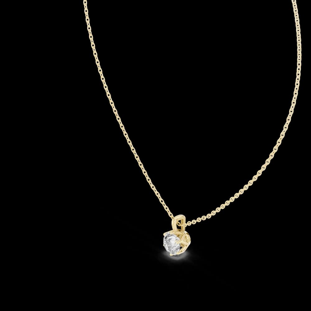 Angel Wing lab grown diamond pendant - Image 4 Angel Wing lab grown diamond pendant, view 4 of 8