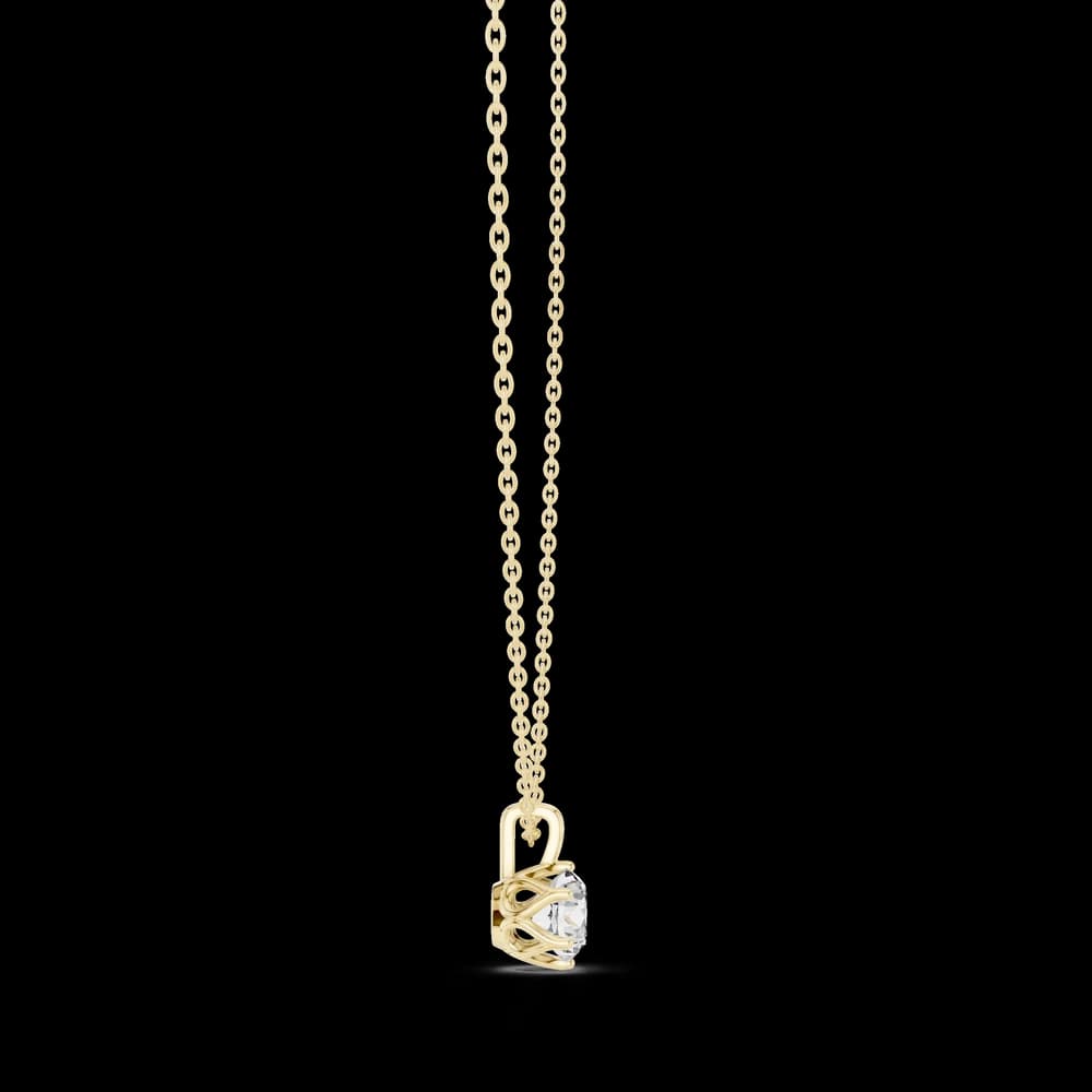 Angel Wing lab grown diamond pendant - Image 5 Angel Wing lab grown diamond pendant, view 5 of 8