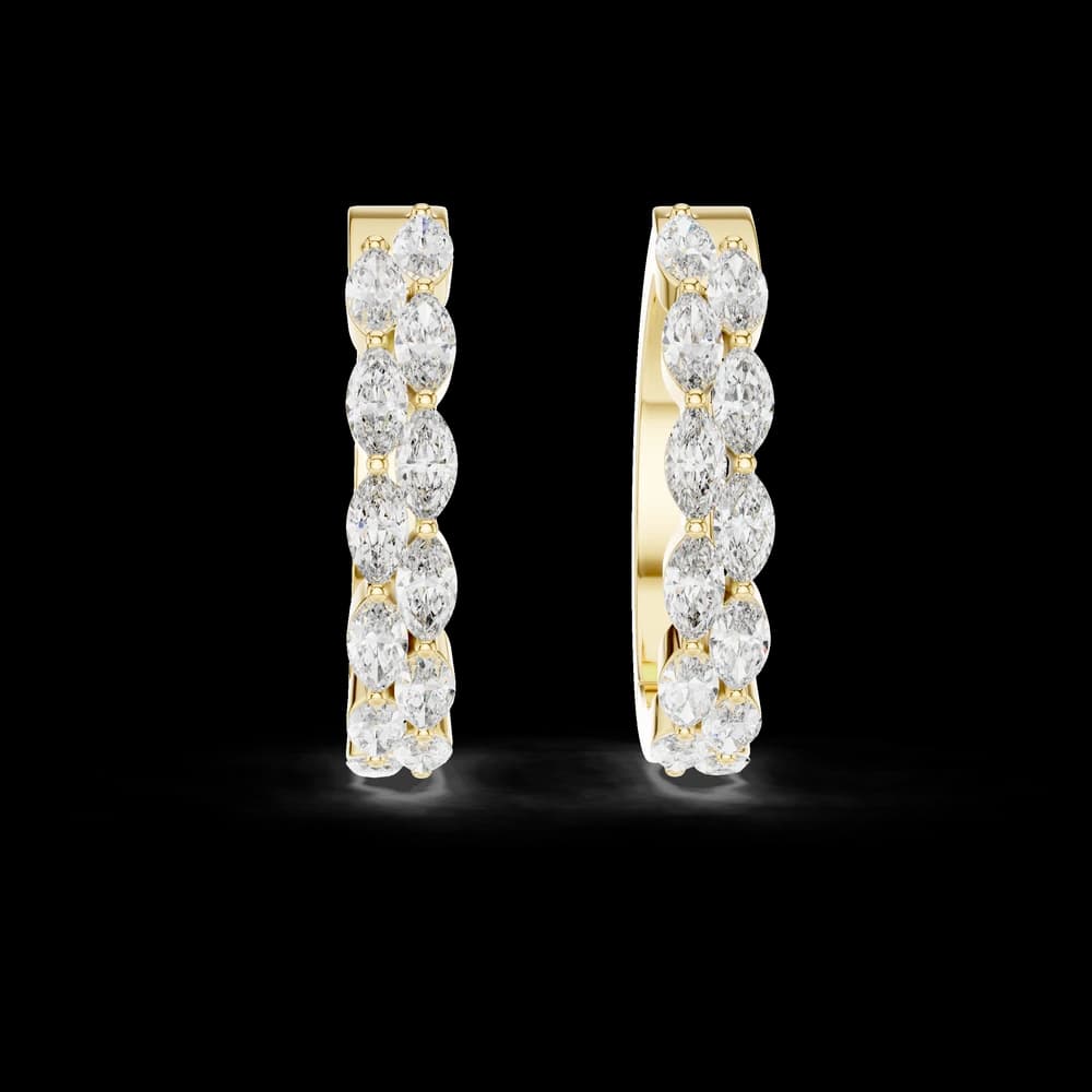 Antique Filigree Lab Grown Diamond Earrings - Image 1 Antique Filigree Lab Grown Diamond Earrings, view 1 of 4