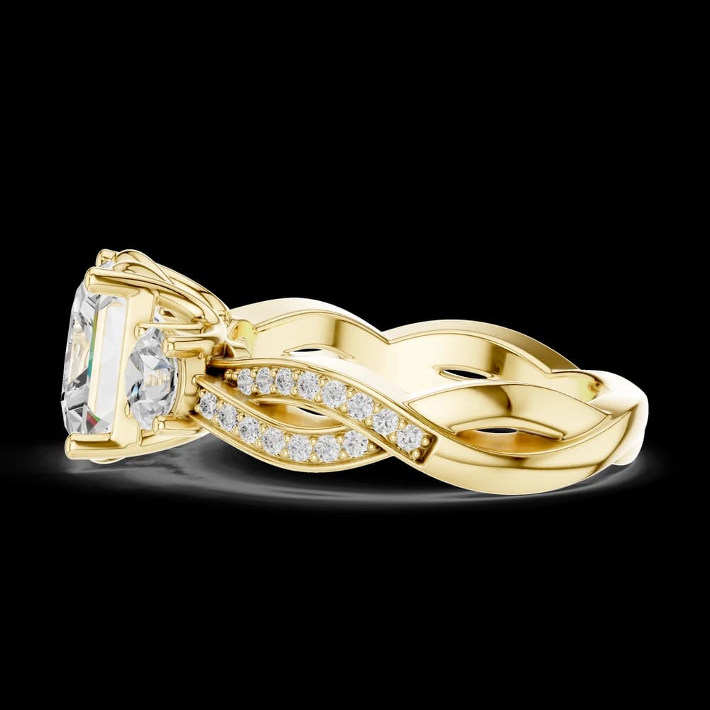 Arctic Ice Lab Grown Diamond Matte Ring - Image 10 Arctic Ice Lab Grown Diamond Matte Ring , view 10 of 10