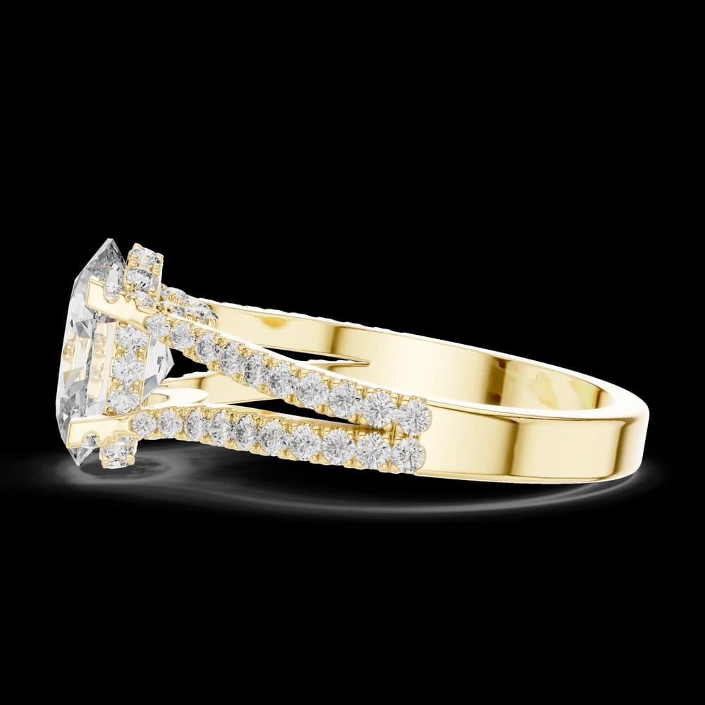 Arctic Mirror Lab Grown Diamond Oval Ring - Image 6 Arctic Mirror Lab Grown Diamond Oval Ring, view 6 of 6