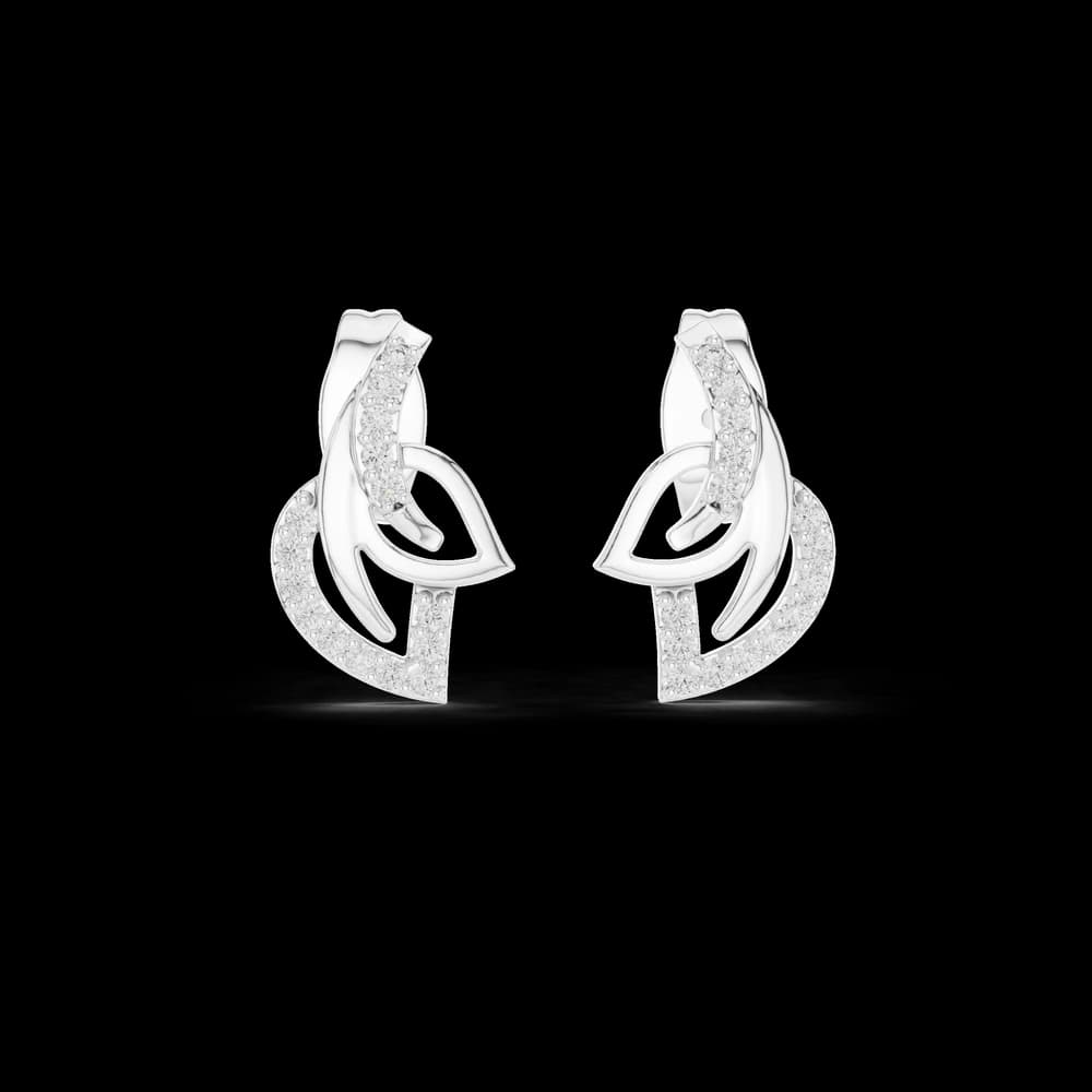 Astonishing Lab grown diamond Earrings piece - Image 2 Astonishing Lab grown diamond Earrings piece, view 2 of 6
