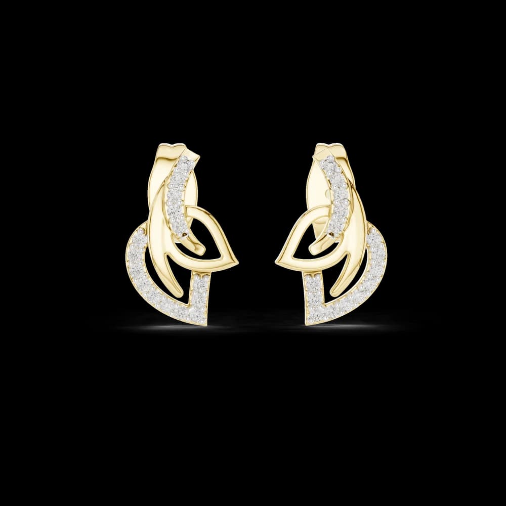 Astonishing Lab grown diamond Earrings piece - Image 3 Astonishing Lab grown diamond Earrings piece, view 3 of 6