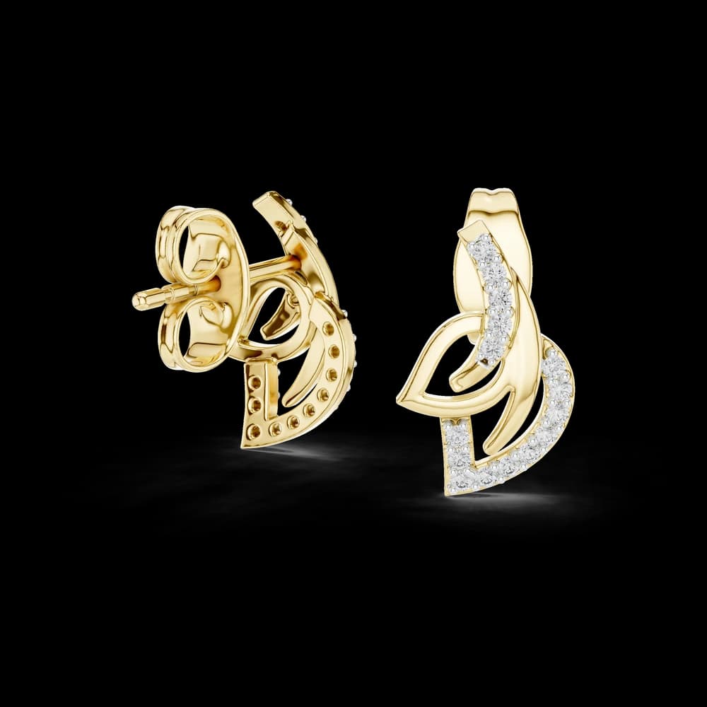 Astonishing Lab grown diamond Earrings piece - Image 4 Astonishing Lab grown diamond Earrings piece, view 4 of 6