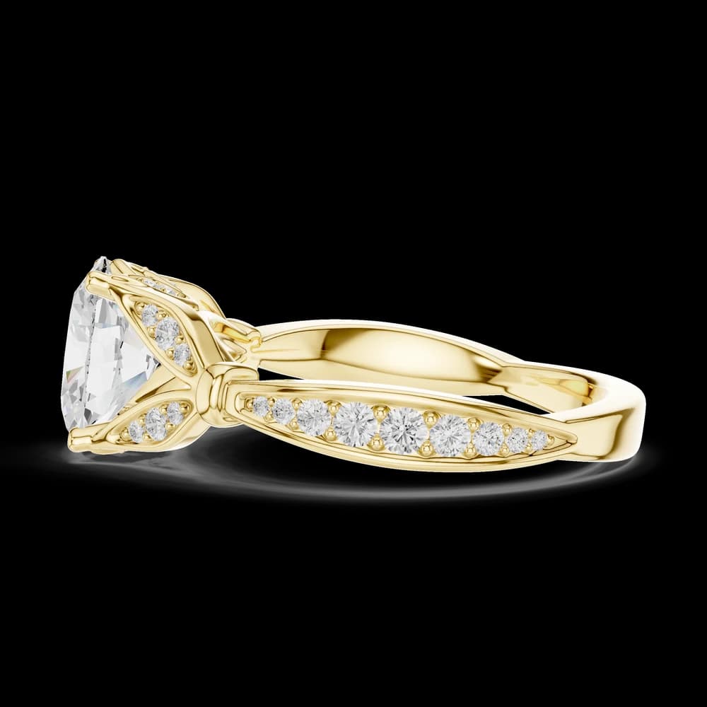Oval Lab Grown Diamond Ring - Image 6 Oval Lab Grown Diamond Ring, view 6 of 6