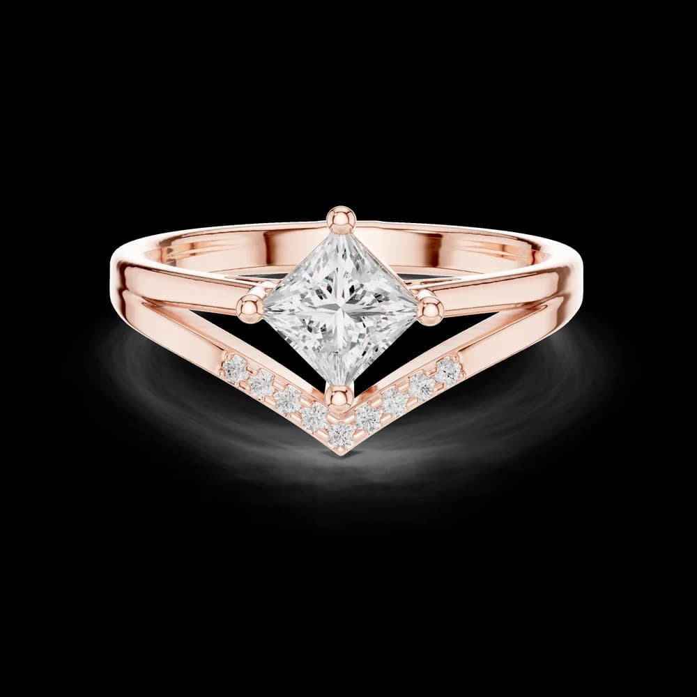 Baroque Bliss Lab Grown Diamond Ring - Image 1 Baroque Bliss Lab Grown Diamond Ring, view 1 of 6