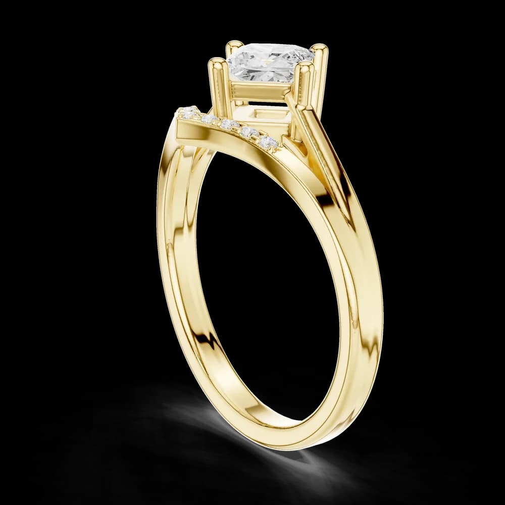 Baroque Bliss Lab Grown Diamond Ring - Image 4 Baroque Bliss Lab Grown Diamond Ring, view 4 of 6
