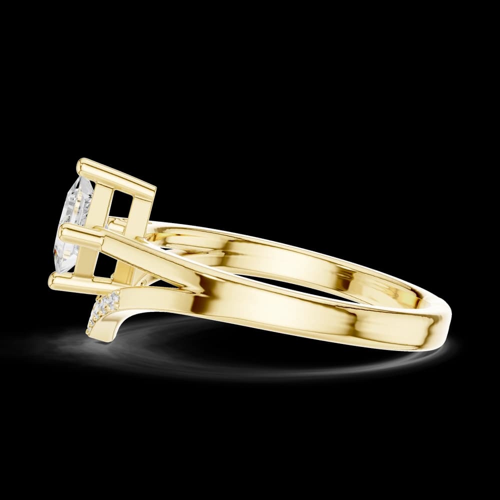 Baroque Bliss Lab Grown Diamond Ring - Image 6 Baroque Bliss Lab Grown Diamond Ring, view 6 of 6