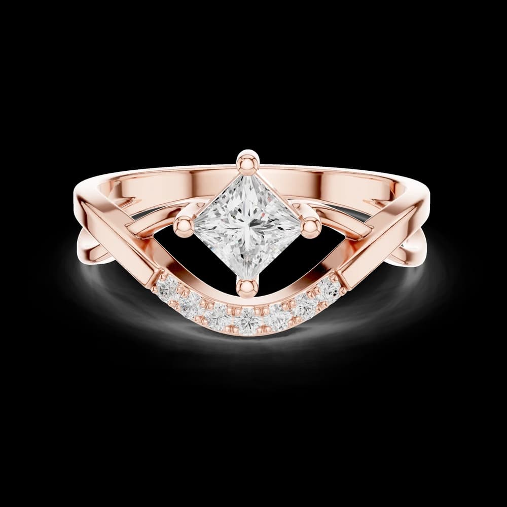 Bliss Baroque Lab Grown Diamond Ring - Image 1 Bliss Baroque Lab Grown Diamond Ring, view 1 of 6