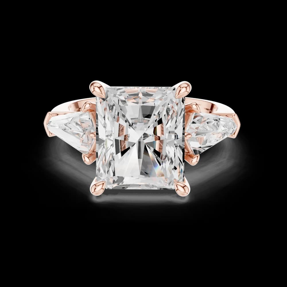 Boulder Ridge Lab Grown Diamond Hexagonal Frame Ring - Image 4 Boulder Ridge Lab Grown Diamond Hexagonal Frame Ring, view 4 of 9