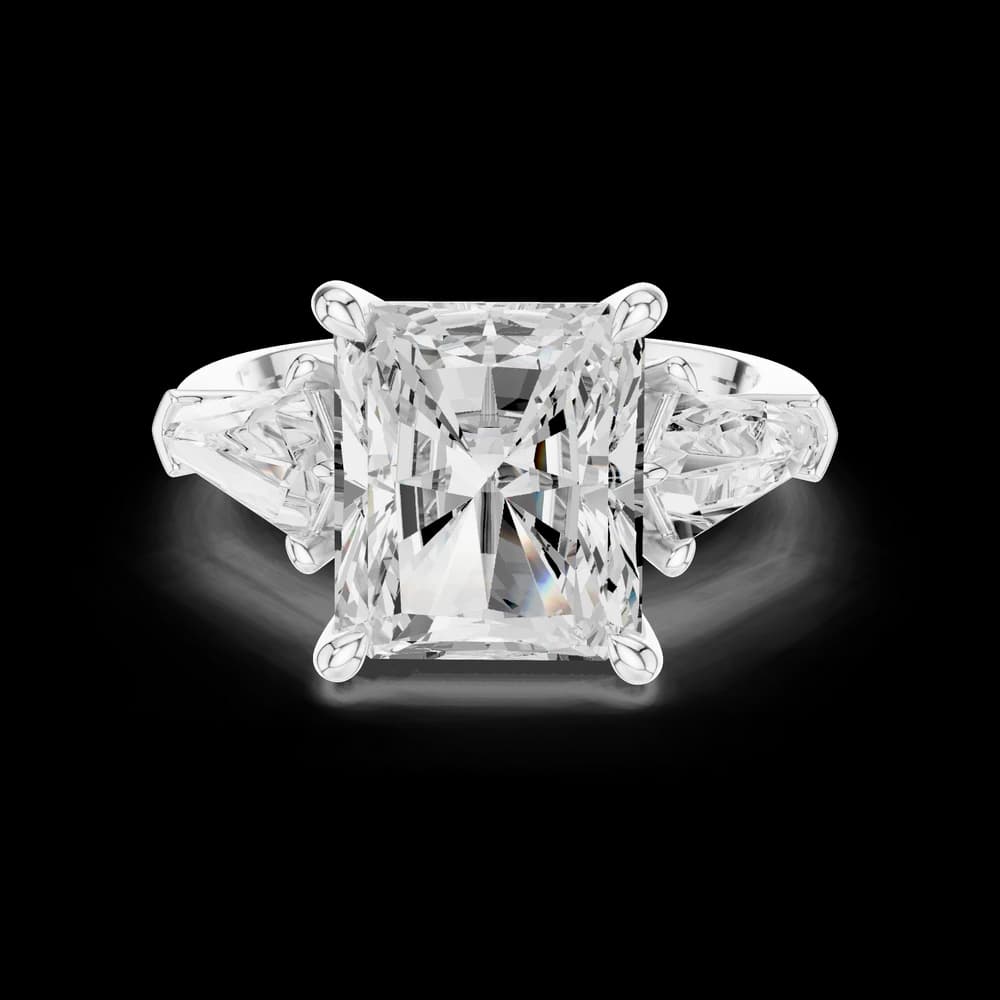 Boulder Ridge Lab Grown Diamond Hexagonal Frame Ring - Image 5 Boulder Ridge Lab Grown Diamond Hexagonal Frame Ring, view 5 of 9