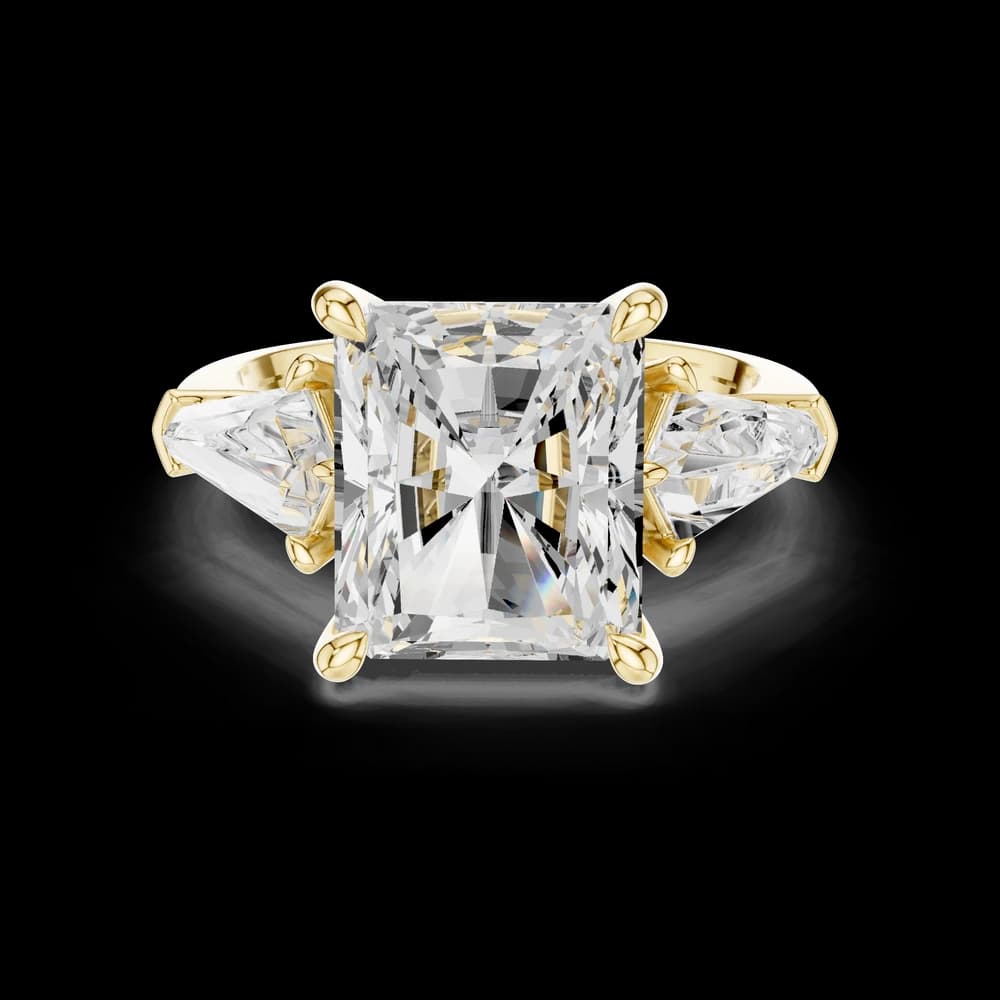 Boulder Ridge Lab Grown Diamond Hexagonal Frame Ring - Image 6 Boulder Ridge Lab Grown Diamond Hexagonal Frame Ring, view 6 of 9