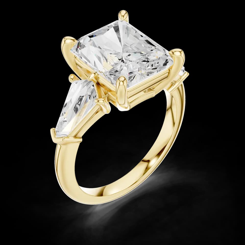 Boulder Ridge Lab Grown Diamond Hexagonal Frame Ring - Image 8 Boulder Ridge Lab Grown Diamond Hexagonal Frame Ring, view 8 of 9