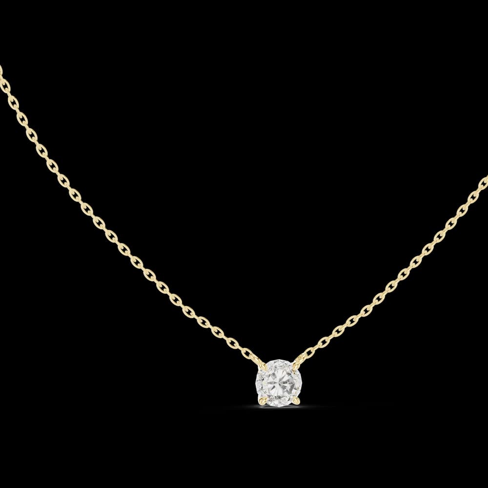 Bright Sun lab grown diamond pendant - Image 3 Bright Sun lab grown diamond pendant, view 3 of 6