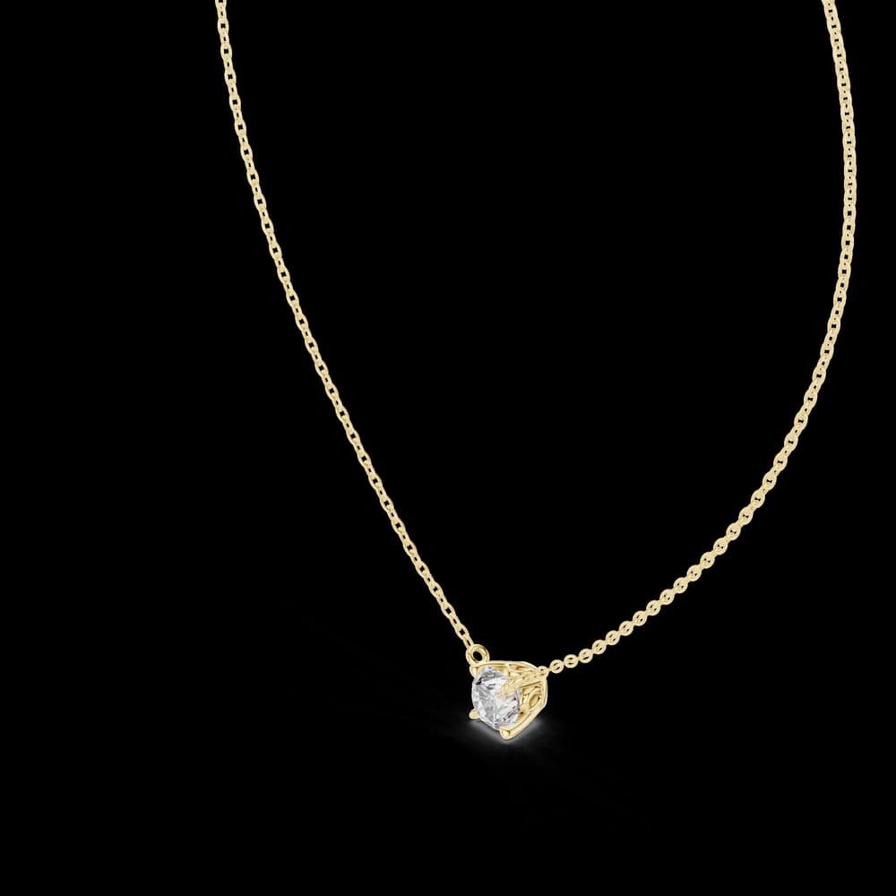 Bright Sun lab grown diamond pendant - Image 4 Bright Sun lab grown diamond pendant, view 4 of 6