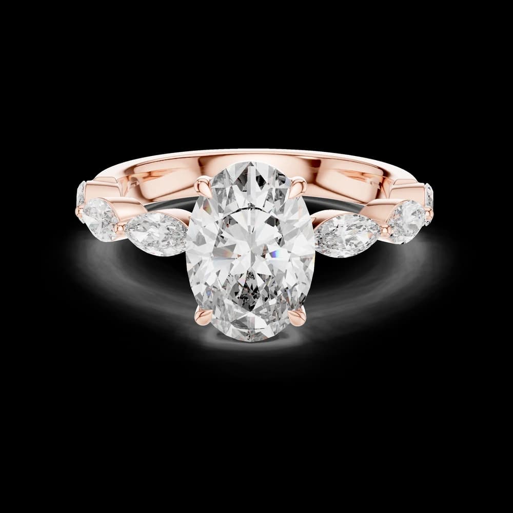 Canvas White lab grown diamond ring - Image 1 Canvas White lab grown diamond ring, view 1 of 6