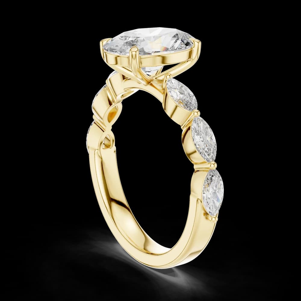 Canvas White lab grown diamond ring - Image 4 Canvas White lab grown diamond ring, view 4 of 6