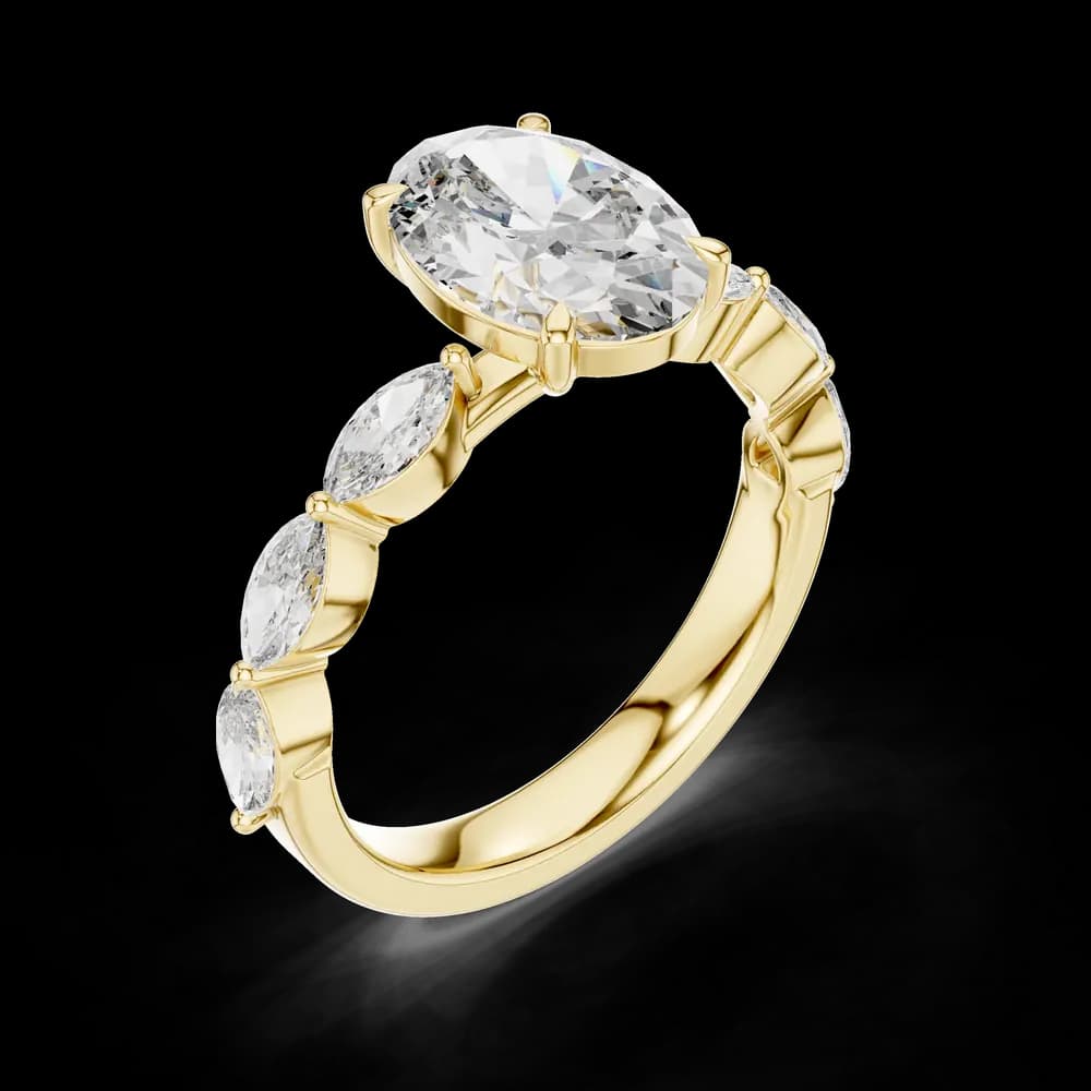 Canvas White lab grown diamond ring - Image 5 Canvas White lab grown diamond ring, view 5 of 6