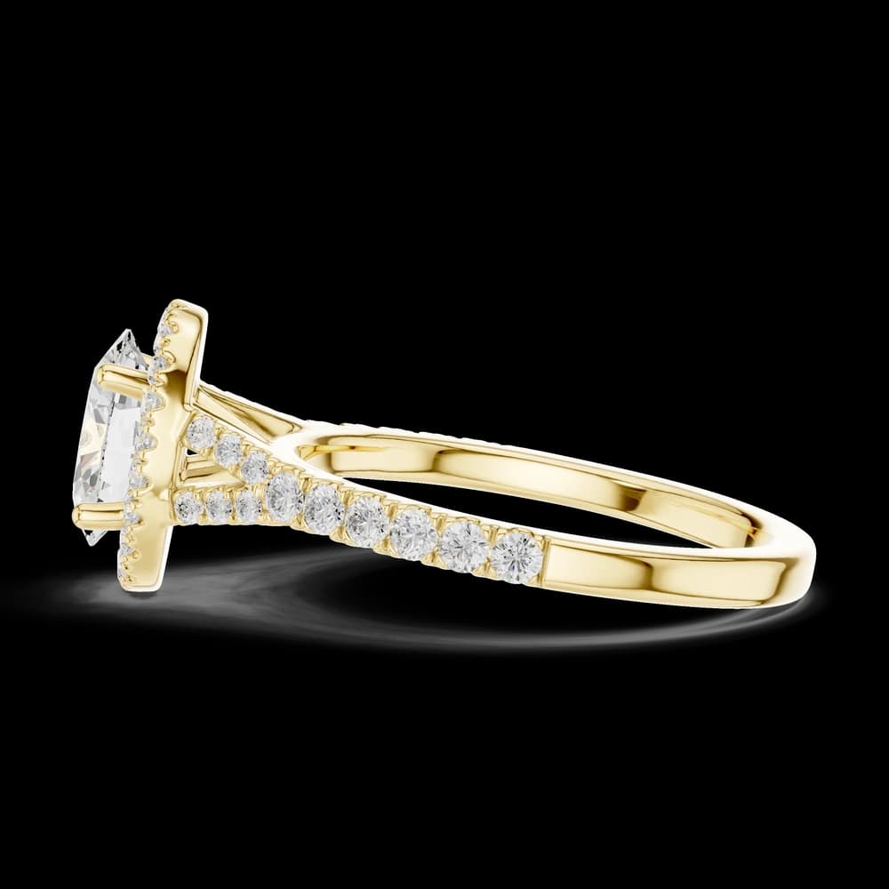 Captivating 1 ct Oval Lab Grown Diamond Ring - Image 5 Captivating 1 ct Oval Lab Grown Diamond Ring, view 5 of 7
