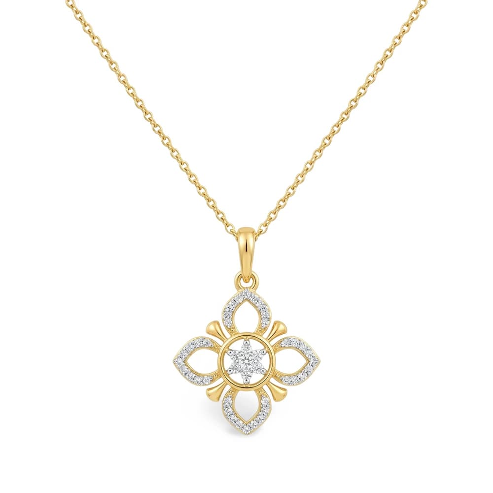 Captivating Open Circle Lab Grown Diamond Pendant - Image 1 Captivating Open Circle Lab Grown Diamond Pendant, view 1 of 5