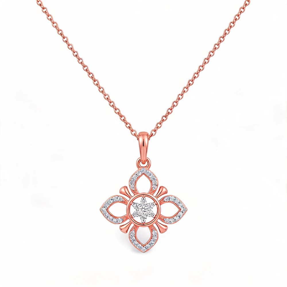 Captivating Open Circle Lab Grown Diamond Pendant - Image 2 Captivating Open Circle Lab Grown Diamond Pendant, view 2 of 5