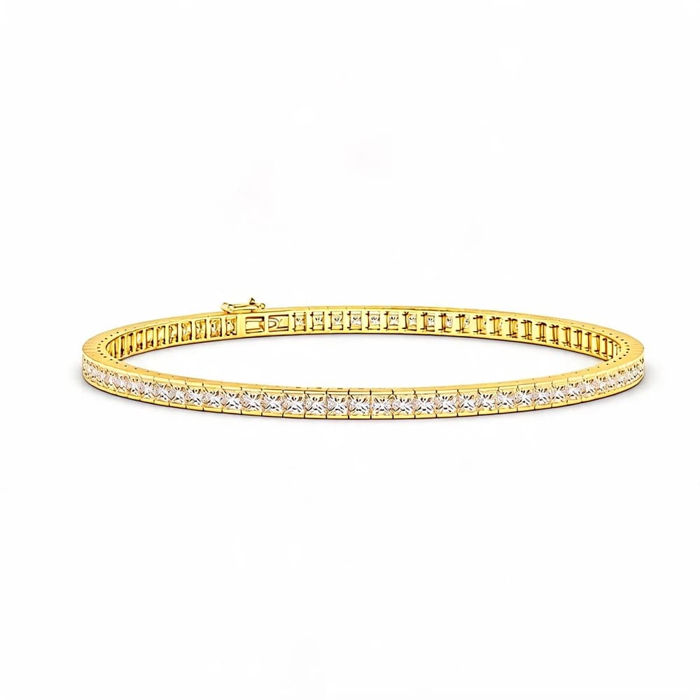 Channel-Set Lab Grown Diamond Tennis Bracelet - Image 1 Channel-Set Lab Grown Diamond Tennis Bracelet, view 1 of 5