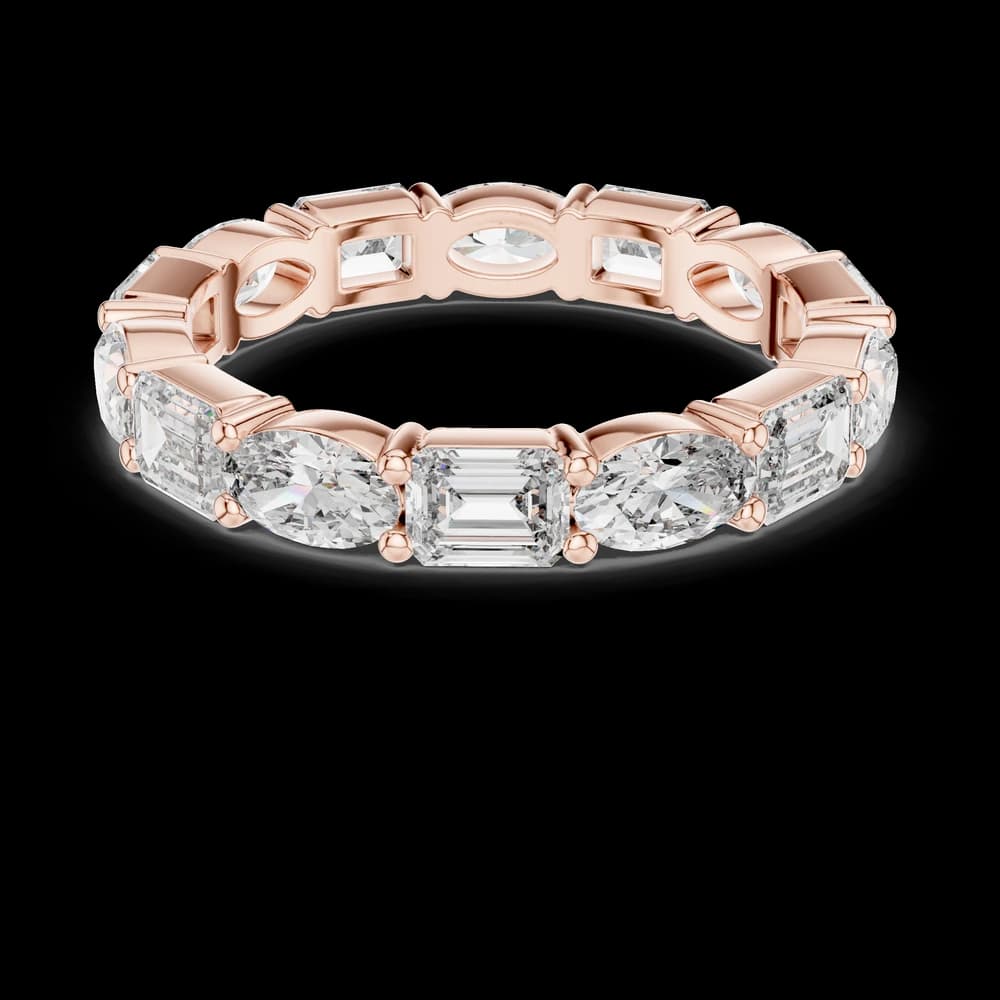 Chiffon Drape lab grown diamond ring - Image 2 Chiffon Drape lab grown diamond ring, view 2 of 12