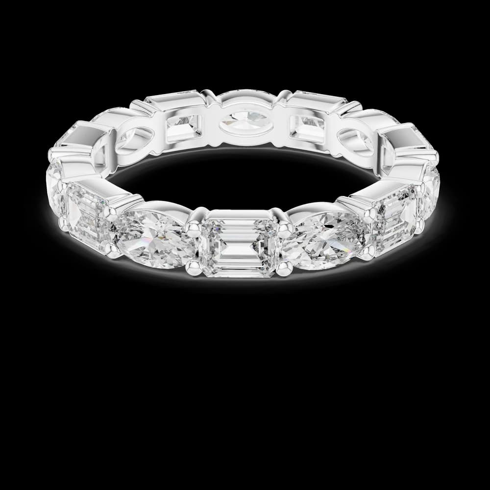Chiffon Drape lab grown diamond ring - Image 3 Chiffon Drape lab grown diamond ring, view 3 of 12