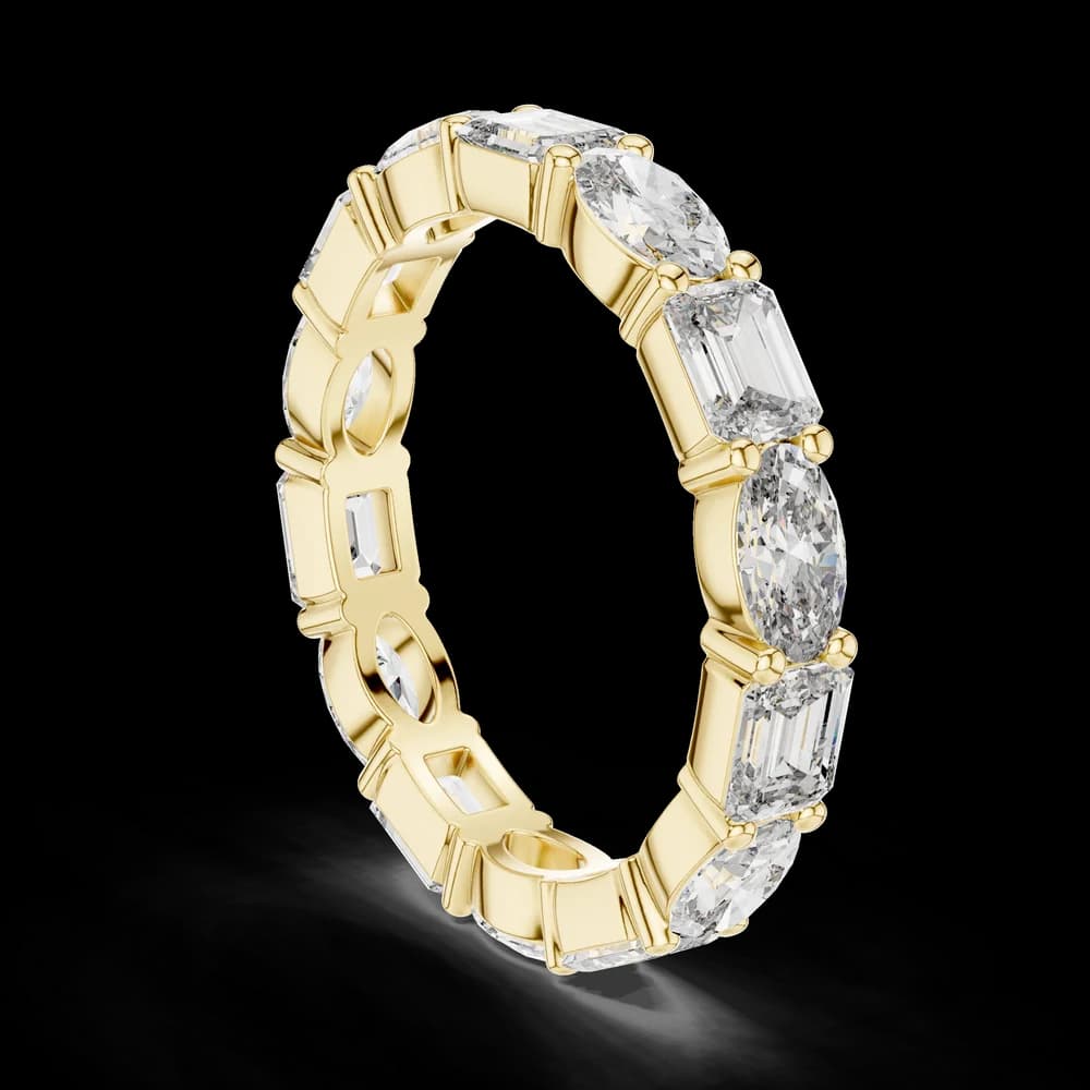 Chiffon Drape lab grown diamond ring - Image 6 Chiffon Drape lab grown diamond ring, view 6 of 12