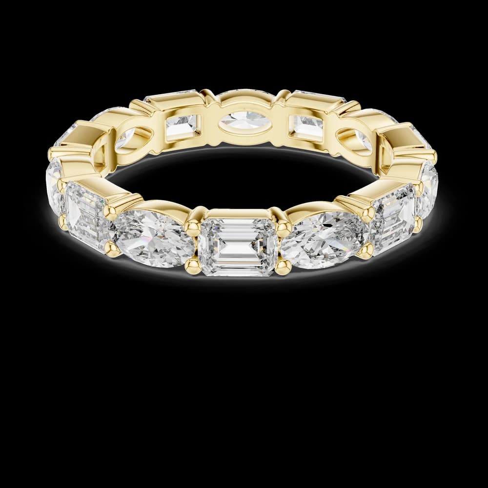 Chiffon Drape lab grown diamond ring - Image 9 Chiffon Drape lab grown diamond ring, view 9 of 12