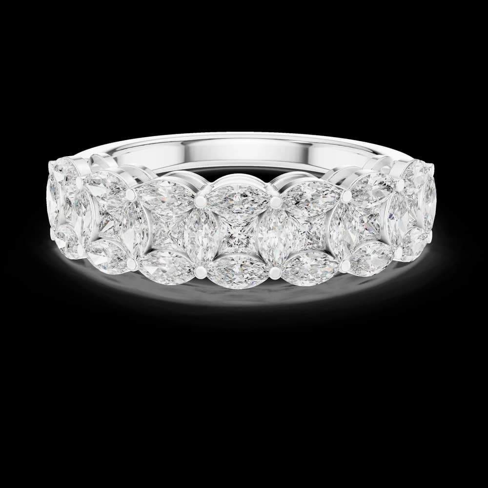 Coastal Tide Lab Grown Diamond Wave Ring - Image 2 Coastal Tide Lab Grown Diamond Wave Ring, view 2 of 6