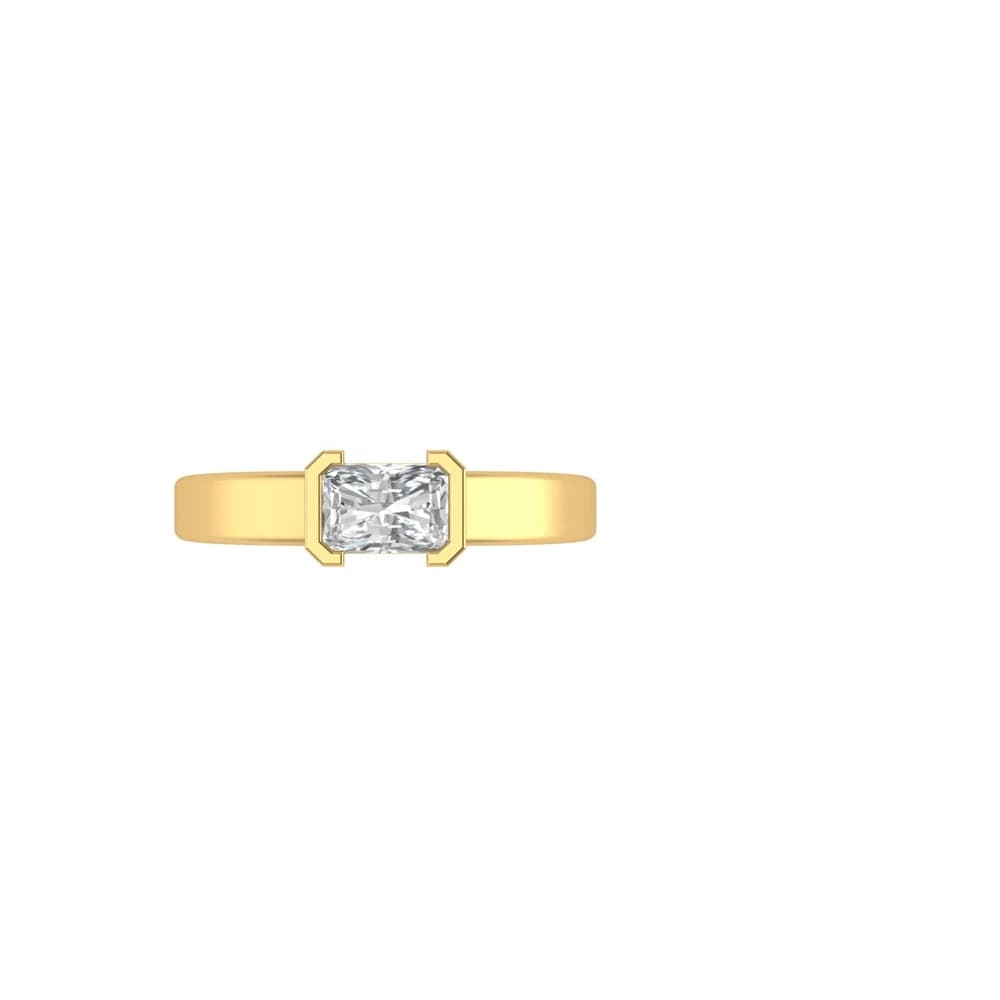 Cresta Radiant Men's Lab Grown Diamond Ring - Image 1 Cresta Radiant Men's Lab Grown Diamond Ring, view 1 of 3