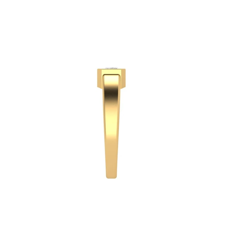 Cresta Radiant Men's Lab Grown Diamond Ring - Image 2 Cresta Radiant Men's Lab Grown Diamond Ring, view 2 of 3