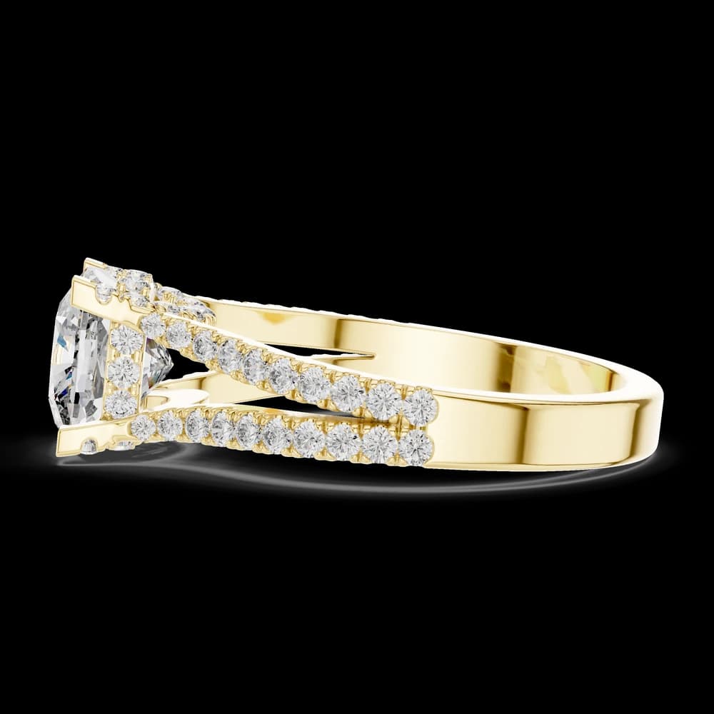 Dawn Mist Lab Grown Diamond Frosted Ring - Image 6 Dawn Mist Lab Grown Diamond Frosted Ring, view 6 of 6