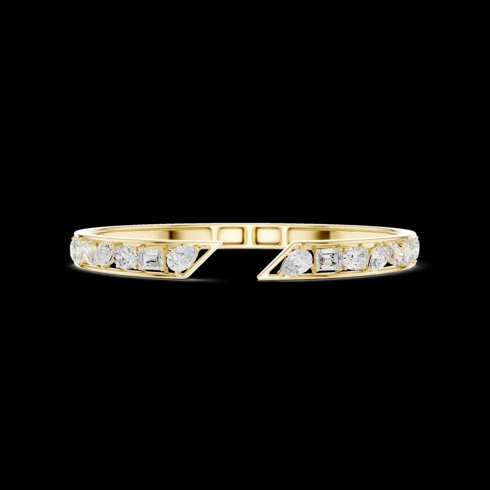 Pear Emerald Oval Marquise Round 3.51 Carat Lab Grown Diamond Bracelet - Image 3 Pear Emerald Oval Marquise Round 3.51 Carat Lab Grown Diamond Bracelet, view 3 of 6