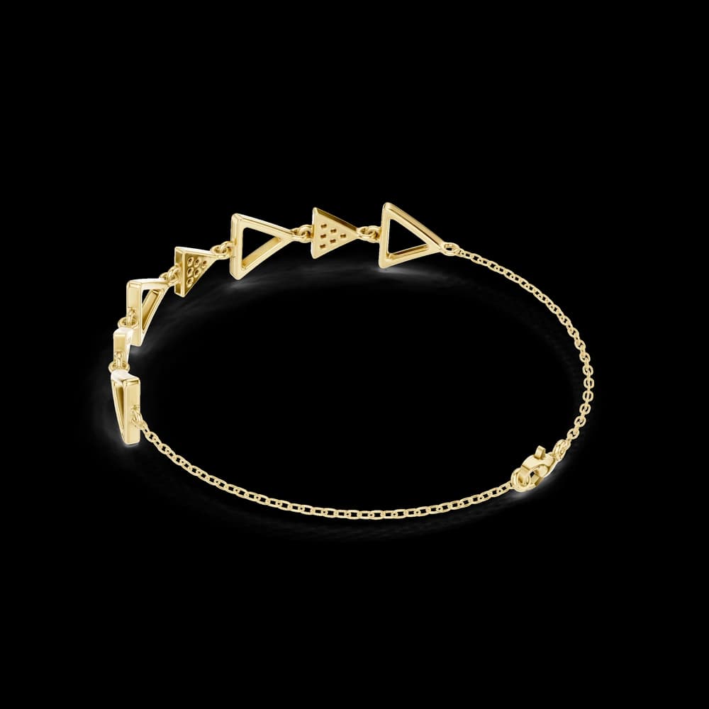 Round 0.15 Carat Lab Grown Diamond Bracelet - Image 5 Round 0.15 Carat Lab Grown Diamond Bracelet, view 5 of 6