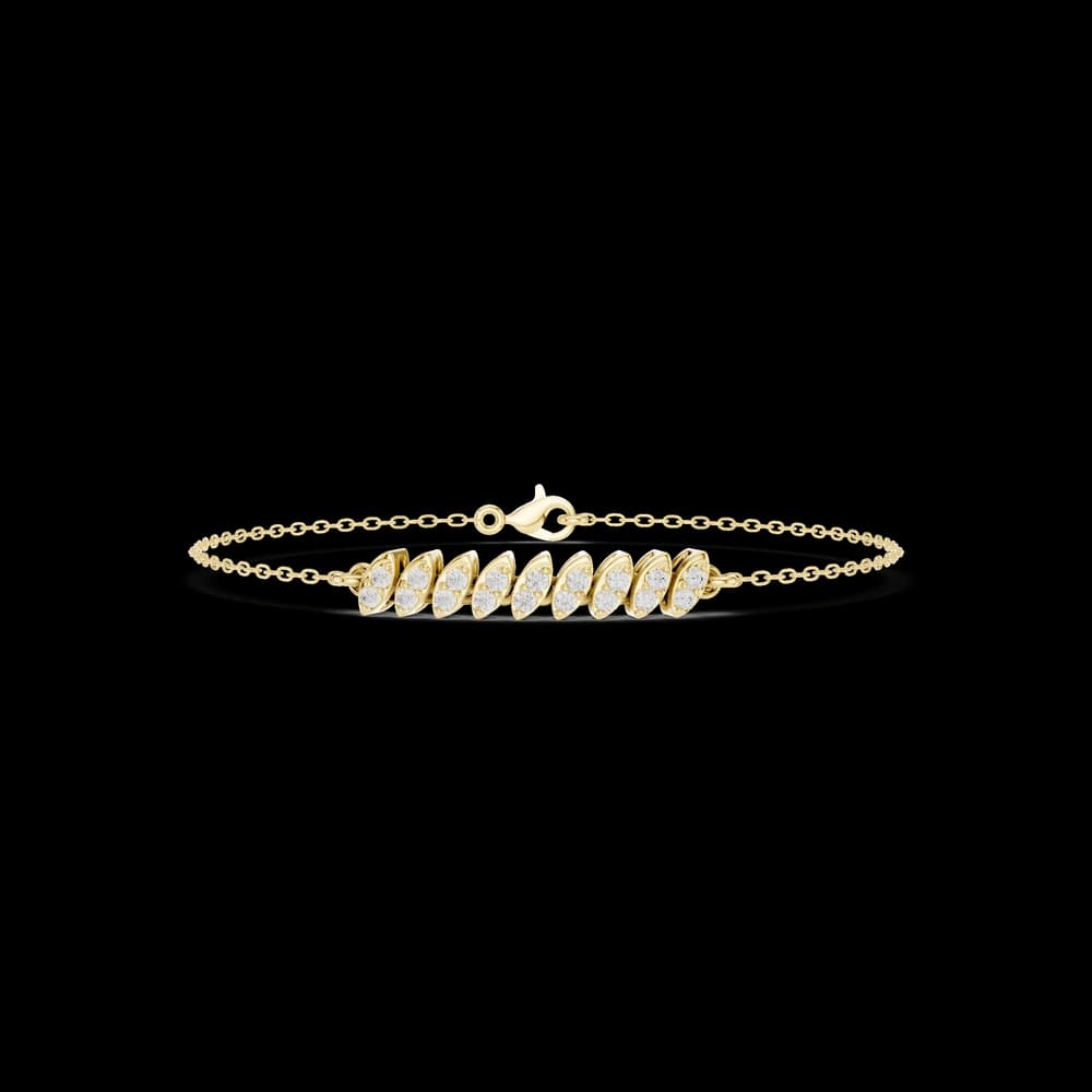 The Sculpted Pod Bar Bracelet - Image 4 The Sculpted Pod Bar Bracelet, view 4 of 7
